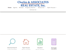 Tablet Screenshot of charles-associates.com